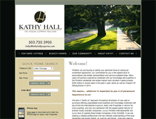 Tablet Screenshot of kathyhallproperties.com